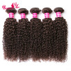 Hot selling&high quality Kinky Curly Hair 100 8A Virgin human hair Bettehair 3Bundles Brazilian hair Dark Brown Color