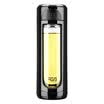 Fuguang Parker series of heat-resistant anti-hot portable glass men&women fashion office with tea twist drop-resistant glass cup 320ml wisdom black