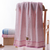 Gold towel home textile cotton towel twist embroidery soft absorbent baby towel baby towel cartoon cute red 300g 130 65cm