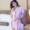 Los Mansi sexy lingerie uniform seduction Sao sexy Sao Leopard gauze nightdress