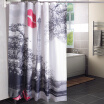 Bao You Ni waterproof shower curtains bathroom shower curtain red lips tower DQYL21-1