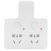 Breeze kyfen QF-908 one turn two independent switch with security door power converter new national standard wireless white