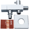 Larsd LD310 double-use square angle valve three-way angle valve into the second toilet tanker full copper thickened triangular valve octuple valve