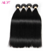 Alot Brazilian Virgin Hair Straight 4 Bunldes 7A Grade Virgin Unprocessed Human Hair Brazilian Straight Hair Weave Hair Extensions