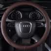 Antarctic Nanjiren car steering wheel car with the first layer of leather leather handle universal four seasons coffee color