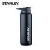 STANLEY mountain series of one-button stainless steel vacuum insulation with the cup 354 ml - black men&women portable car outdoor travel insulation cup straight cup