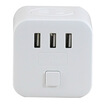 Great Wall popular CF-D842 four holes night light with child protection door control switch cube converter socket plug plug board