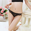Womens Lace Briefs Sexy Perspective T Back Girl Flower Thong Lady Panties Knickers Lingerie