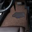 Foot pad Yuma yuma wire ring car mat for Audi Q5 2010-2017 rear row split M series model rice color