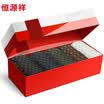 Hengyuanxiang socks men in the barrel of ramie socks in the thick section of the loose mouth warm men socks 5 double gift box mixed color 5 pairs of 26-28cm