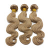 16 Dark Honey Blonde Weave Body Wave 100 Brazilian Virgin Remy Hair Machine Weave Hair Virgin Human Hair Extension