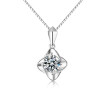 SDYABO 925 silver necklace pendant chain simple casual classic silver necklace pendant girl friend of girlfriend