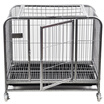 Hanhan Park square tube dog cage pet cage Teddy Bears Blooming US supplies for 15 pounds the following pet 1 long 62 wide 43 high 48cm