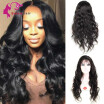 8A Full Lace Human Hair Wigs 130 Density Peruvian Virgin Wigs with Baby Hair For African Americans Natural Color