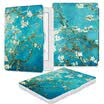 Pottery fit Kindle 558 version of the protective cover shell painting series new Kindle e-book sleeping leather white - Van Gogh apricot