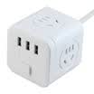 Great Wall popular CF-U841 full length of 18 meters four holes three USB with child protection door control switch cube converter socket plug plug board drag board