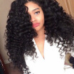 3 Bundles Malaysian Deep Wave Malaysian Hair Weave Bundles 7A Unprocessed Virgin Human Hair Weave Malaysian Curly Hair Bundles