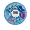 Jinlongxing small pill box timed a week to pack the medicine box with the mini electronic smart pill box for the elderly to take medicine reminder portable box 7 ringtone version R8340