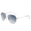 Helen Keller Colorful Flywheel Mirror Ladies Men&Women Couples Sunglasses P06 White Framed Gray Lens