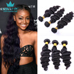 Malaysian Loose Deep 4 Bundle Deals Malaysian Virgin Hair 9A Grade Virgin Unprocessed Human Hair Cheap Bundles