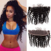 Malaysian Deep Curly Hair With Closure 13x4 Lace Frontal Closure With Bundles 7A Malaysian Virgin Hair With Closure Curly Hair