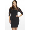 Fashion Women Long Sleeve Bodycon Party Evening Cocktail Short Dress Plus Size
