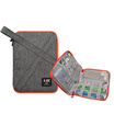 BUBM DIP data cable package carrying case U disk package wire storage bag headphone bag mobile power package digital accessories storage package gray large