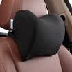 Bejirong car headrest pillow neck pillow space memory cotton driving pillow black