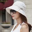 Siggi CM89051 hat female summer Korean version of the sun shade sunscreen beach hat travel foldable anti-UV sun hat