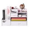 TRNFA TN-MS232 Wood Plastic PVC Drawer Storage Box Creative European Cosmetic Storage Box Thicker Waterproof Desktop Office Storage