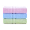 Jingdong supermarket bamboo 100 bamboo fiber towel soft absorbent bamboo charcoal wash face face towel color powder blue&green three
