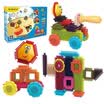 New Qi sense of the mane plush children children assembled blocks early education puzzle soft gum baby spelling thorn toys 108PCS