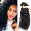 Peruvian Kinky Curly Hair 4 Bundles Hair 7A Peruvian Virgin Hair Curly Weave Cheap Human Hair Weave Sale 1 1B