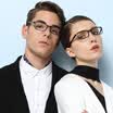 Subtropical MICROHOT 1416 computer anti-radiation anti-Blu-ray glasses men&women large frame goggles one of the nasal care section bright black c1