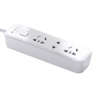 Jishun jishun JSW-H16U full length of 18 meters 3 5 holes 3 bit 2 holes 3USB 24A fast charge smart USB socket plug panel protection door socket new national standard white