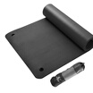 Gold cheerlead yoga mat 10MM thick non-slip fitness mat male 185 80cm widening lengthening exercise mat