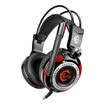 LUYS 71-channel headset shiny headset USB shock 71 sound card headset LED light headset microphone 941 black