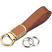 zobo genuine car key ring 360 degree rotating portable key ring ZB-910 brown leather car ornaments gift birthday gift
