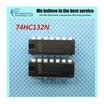 10pcs free shipping 74HC132N 74HC132 SN74HC132N DIP-14 Logic Gates QUAD 2-INPUT NAND SCHMITT TRIG new original