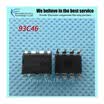 10PCS free shipping AT93C46 93C46 DIP-8 EEPROM 64x16 new original