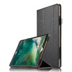 KOOLIFE Apple iPad Pro 105-inch Case Steel Striped Leather Trim Holder Holder Leather Case 105-Inch iPad Pro Flat Case - Black