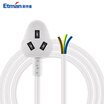 Interman 3 m 10A three-wire plug with cable multi-purpose household industrial copper wire power extension cord 3 feet power extension cable 3M