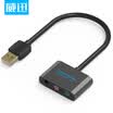 VENTION USB external sound card desktop computer notebook independent sound card 3D stereo free drive external speaker headset microphone converter black CDHBA