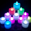 Jingdong supermarket green reed LED candle light holiday wedding birthday romantic smoke-free 24 fitted with white