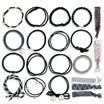 UPLUS candy color high elastic seamless nylon hair ring hair rope 30 rubber band hair head rope head hair ponytail