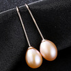 BAFFIN Fashion Natural Freshwater Pearls Drop Earrings S925 Silver With Gold Plated Jewelry For Women Wedding Party
