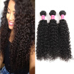 Fine Plus Brazilian Kinky curly hair 3 bundles100 Unprocessed 7A Virgin Human Hair Bundles 100gpc Natural Black Color