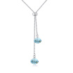 New Bohemian Long Chain Pendant Necklaces Crystals From SWAROVSKI Jewelry Women Best Gifts