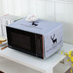 Yuanyuan Nordic deer microwave oven cover dust cover cloth galanz oven cover beautiful oil-proof dust cover microwave oven cover towel 35100cm