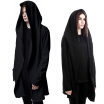 Men Hooded Sweatshirts With Black Gown Best Quality Hip Hop Mantle Hoodies Fashion Jacket long Sleeves Cloak Mans Coats Outwear